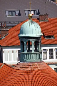 Prague, Czech Republic: Rooftops in Prague, Czech Republic