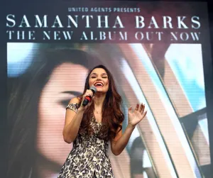 West: Samantha Barks at West End Live, Trafalgar Square, London