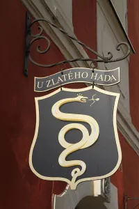 Stock Geography: Snake sign in Prague