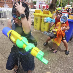 Celebrations: Songkran 2025 celebrations in Chiang Mai, Thailand