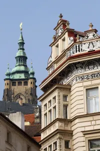 Stock Geography: St. Vitus Cathedral in Prague Castle