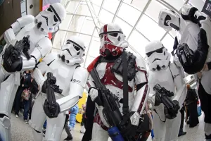 MCM London Comic Con: Star Wars Stormtroopers from the UK Garrison at MCM London Comic Con at Excel London
