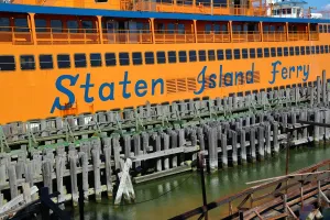 States: The Staten Island Ferry, New York. America