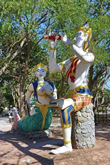 Statues: Statue of Phra Aphai Mani and the Mermaid, Koh Samet, Thailand