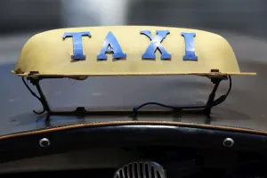 Tuks: Thai Tuk Tuk taxi sign, Bangkok, Thailand