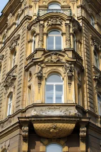 Stock Geography: Traditional architecture in Prague