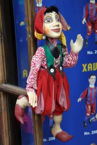 Stock Geography: Traditional string puppet