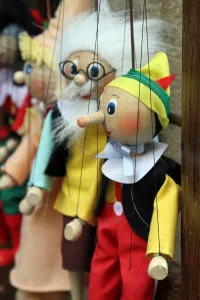 Stock Geography: Traditional string puppets