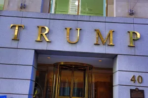 States: The Trump Building on Wall Street, New York. America