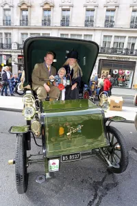 Vintage: Veteran Cars at the Regent Street Motor Show 2015 in London
