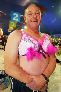 Charities: Walk the Walk Moonwalk charity walk in bras in London