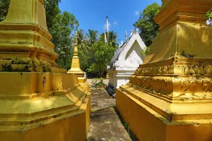 Luang Prabang, Laos: Wat Choum Khong Temple, Luang Prabang, Laos