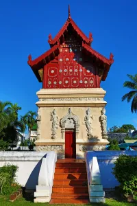 Chiang: Wat Phra Singh Temple in Chiang Mai, Thailand