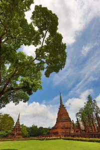 Religion
Thai
Buddhist
Buddhism: Wat Sa Si temple, Sukhotai, Thailand