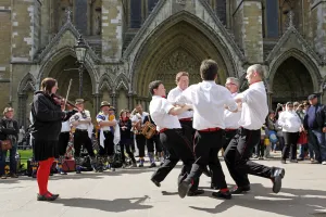 English: Westminster Morris Men Day of Dance, London England