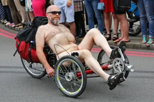 World Naked Bike Ride 2014 in London, England