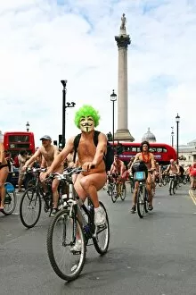 World Naked Bike Ride 2014 in London, England