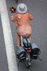 World Naked Bike Ride 2014 in London, England