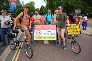 World Naked Bike Ride 2015, London, England