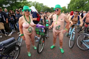 World Naked Bike Ride 2015, London, England