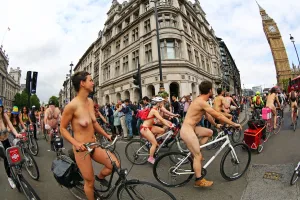 World Naked Bike Ride 2015, London, England