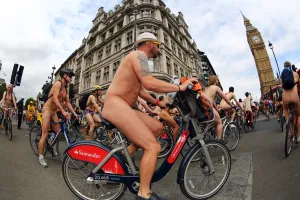 World Naked Bike Ride 2015, London, England