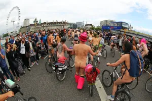 World Naked Bike Ride 2015, London, England