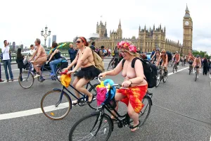 World Naked Bike Ride 2015, London, England