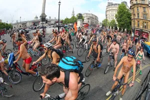 World Naked Bike Ride 2015, London, England