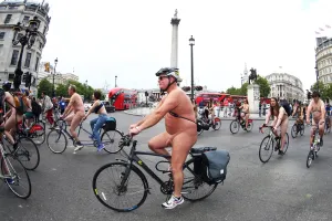 World Naked Bike Ride 2015, London, England
