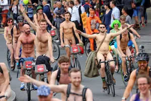 World Naked Bike Ride 2015, London, England