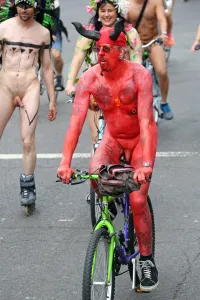 World Naked Bike Ride 2015, London, England