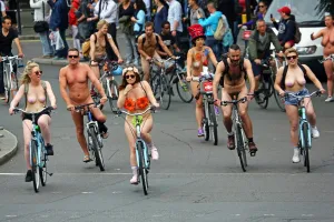 World Naked Bike Ride 2015, London, England