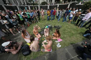 World Naked Bike Ride 2018, London