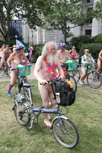 World Naked Bike Ride 2018, London