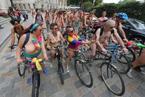 World Naked Bike Ride 2018, London