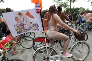 World Naked Bike Ride 2018, London