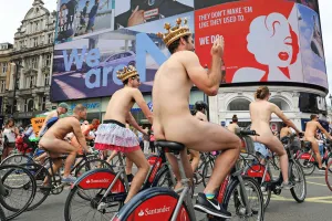 World Naked Bike Ride 2018, London