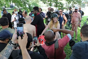 World: World Naked Bike Ride 2021, London, England