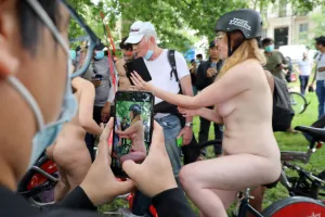World: World Naked Bike Ride 2021, London, England