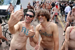 World: World Naked Bike Ride 2021, London, England