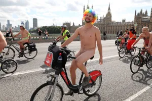 World: World Naked Bike Ride 2021, London, England