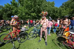 World Naked Bike Ride in London