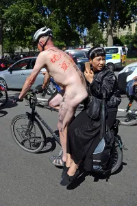 World Naked Bike Ride in London