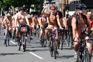 World Naked Bike Ride in London