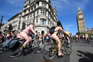 World Naked Bike Ride in London
