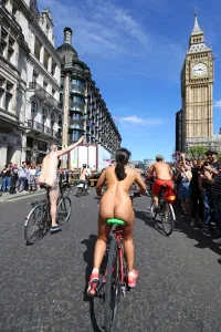 World Naked Bike Ride in London