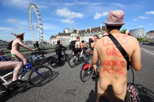 World Naked Bike Ride in London