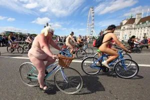 World Naked Bike Ride in London