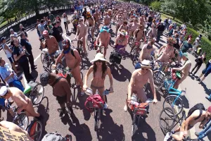 World Naked Bike Ride in London